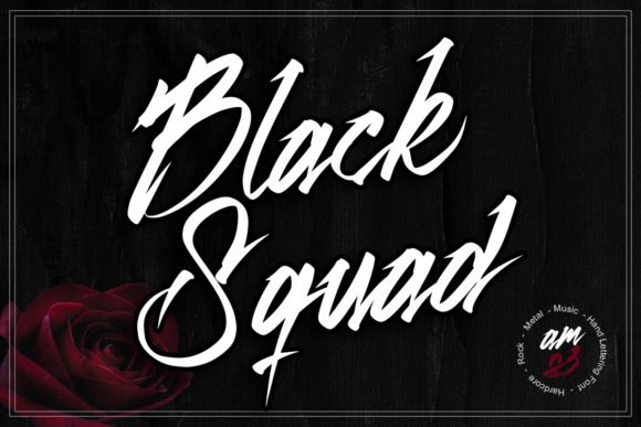 Black Squad Font - Featured Image