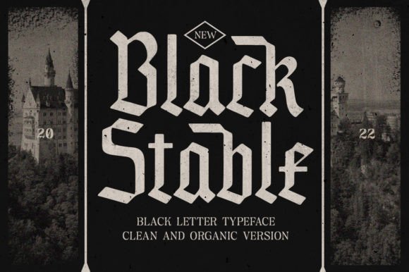 Black Stable Font - Featured Image