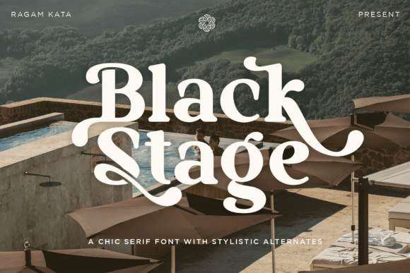 Black Stage Font - Featured Image