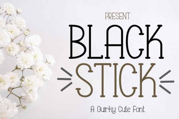 Black Stick Font - Featured Image