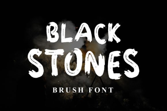 Black Stones Font - Featured Image