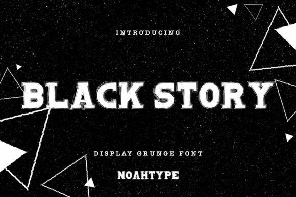 Black Story Font - Featured Image