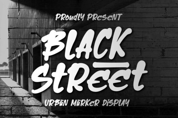 Black Street Font - Featured Image
