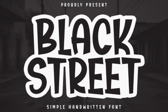 Black Street Font - Featured Image