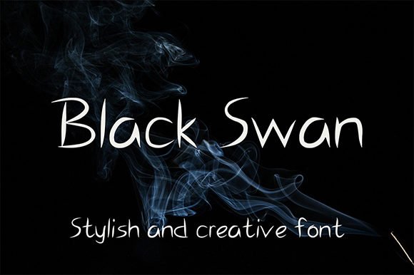 Black Swan Font - Featured Image