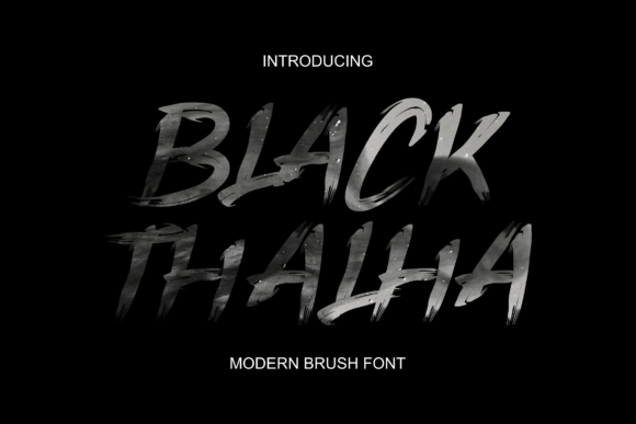 Black Thalha Font - Featured Image