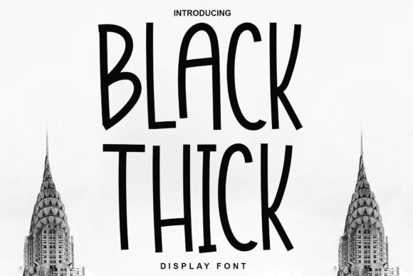 Black Thick Font - Featured Image