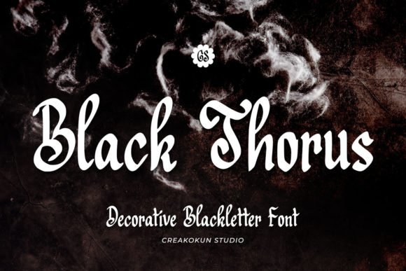 Black Thorus Font - Featured Image