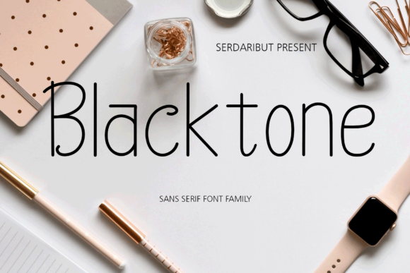 Black Tone Font - Featured Image