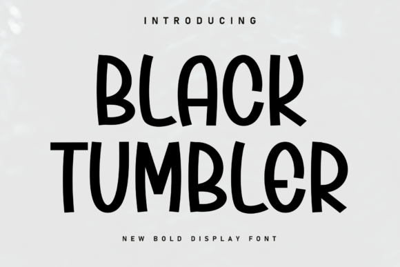 Black Tumbler Font - Featured Image