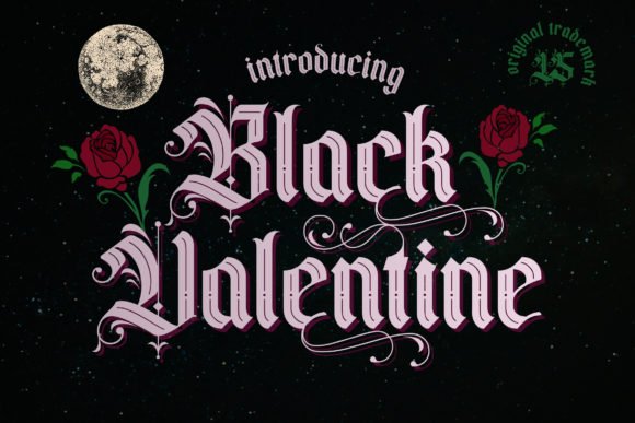 Black Valentine Font - Featured Image