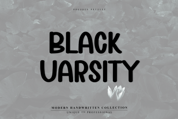 Black Varsity Font - Featured Image