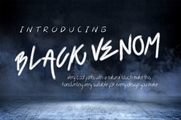 Black Venom Font - Featured Image