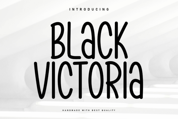 Black Victoria Font - Featured Image