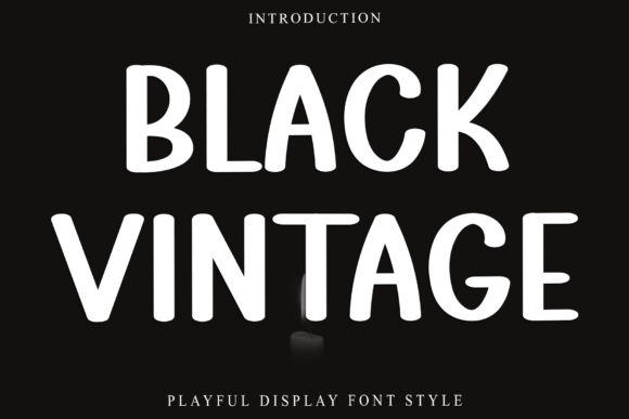 Black Vintage Font - Featured Image