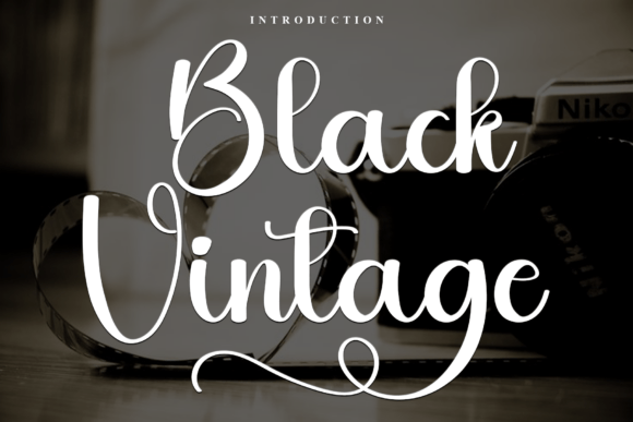 Black Vintage Font - Featured Image