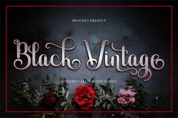 Black Vintage Font - Featured Image