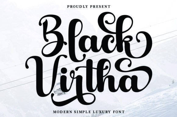 Black Virtha Font - Featured Image