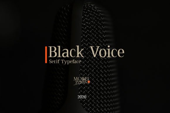 Black Voice Font - Featured Image