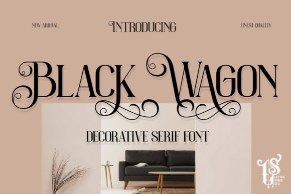 Black Wagon Font - Featured Image