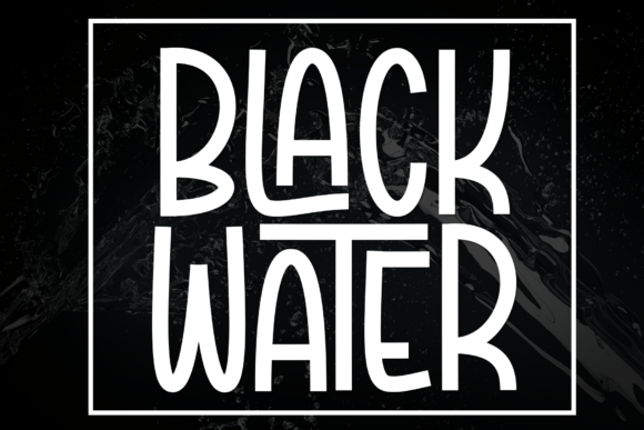 Black Water Font - Featured Image