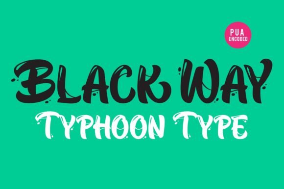 Black Way Font - Featured Image