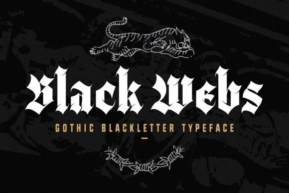 Black Webs Font - Featured Image