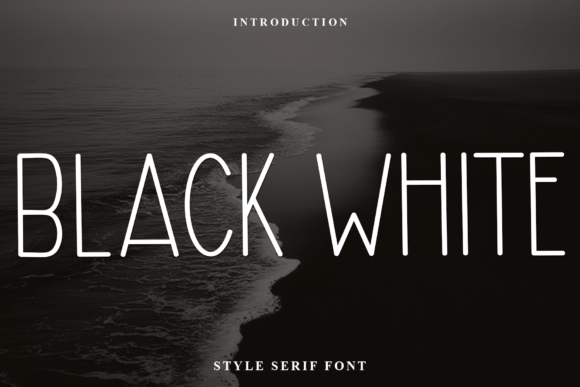 Black White Font - Featured Image