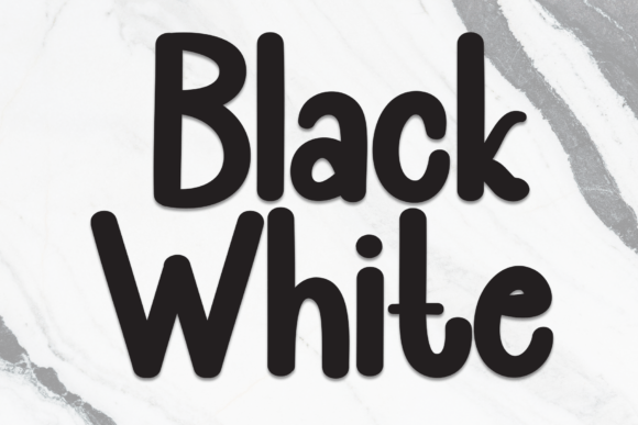 Black White Font - Featured Image