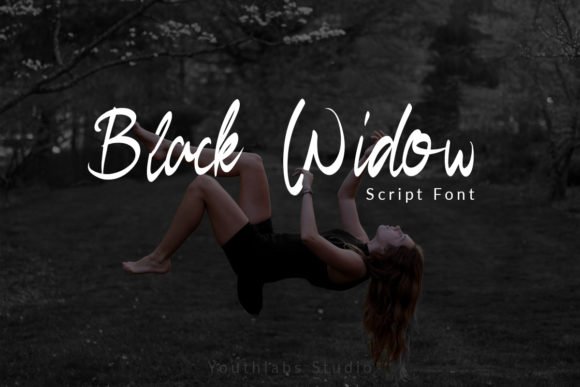 Black Widow Font - Featured Image