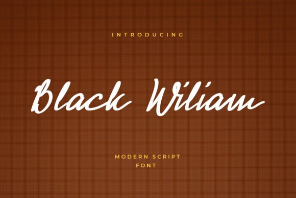 Black Wiliam Font - Featured Image