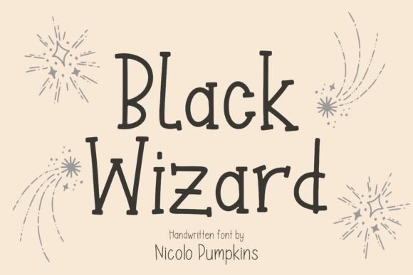 Black Wizard Font - Featured Image