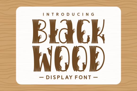 Black Wood Font - Featured Image