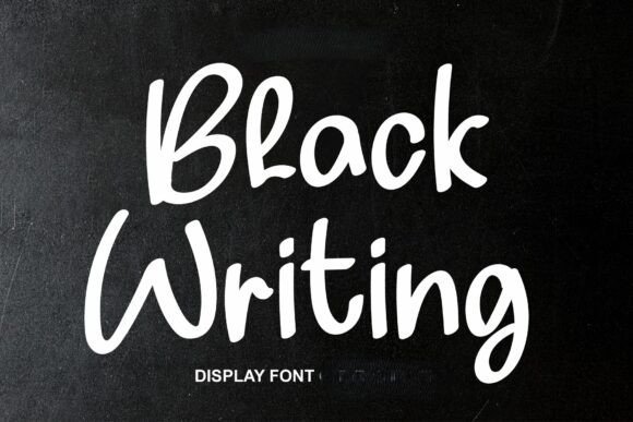 Black Writing Font - Featured Image