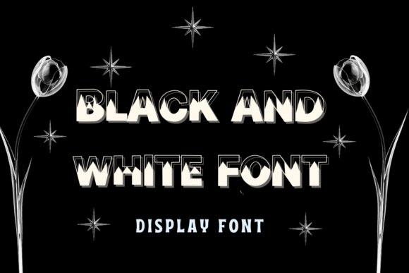 Black and White Font Font - Featured Image