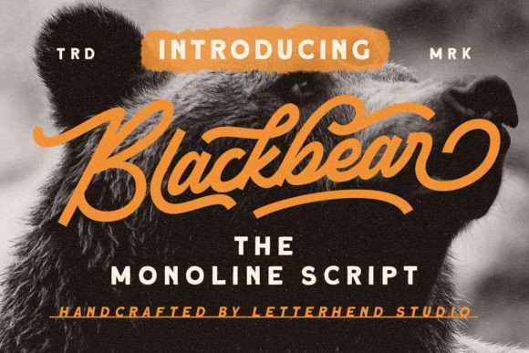 Blackbear Font - Featured Image