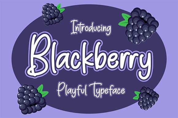 Blackberry Font - Featured Image