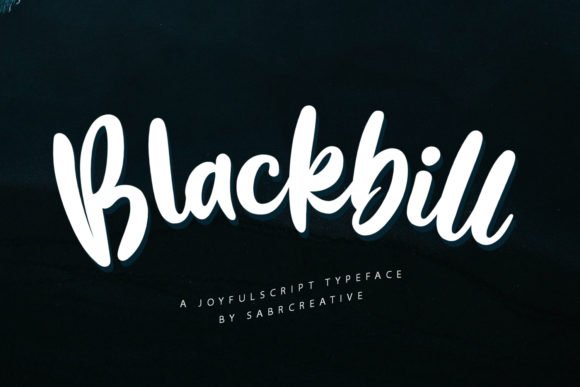 Blackbill Font - Featured Image