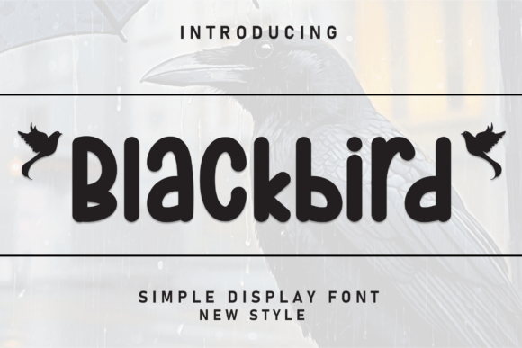 Blackbird Font - Featured Image