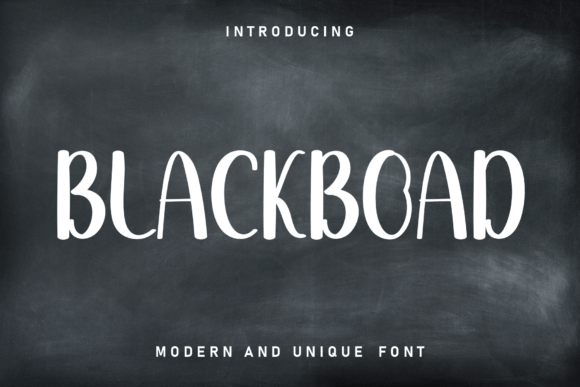 Blackboad Font - Featured Image
