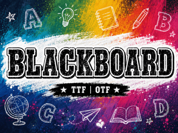 Blackboard Font - Featured Image