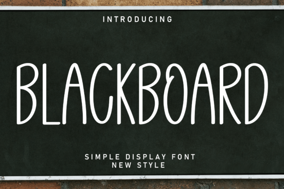 Blackboard Font - Featured Image