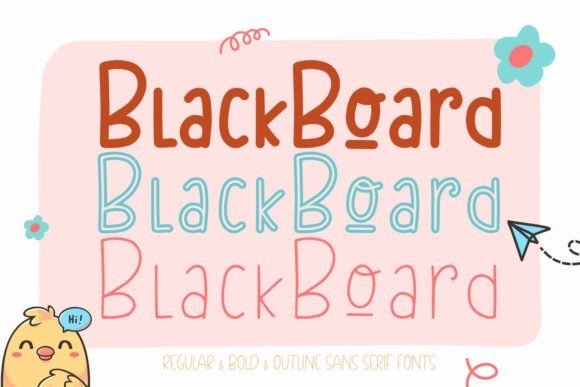 Blackboard Font - Featured Image
