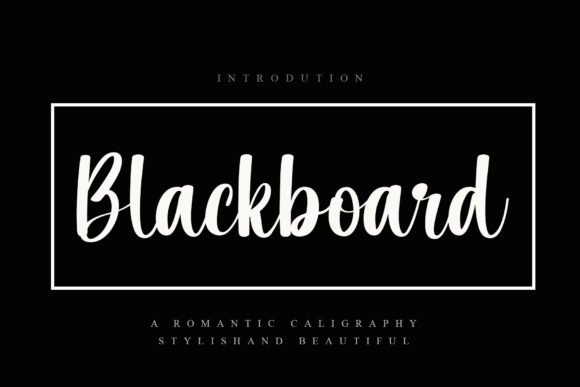 Blackboard Font - Featured Image