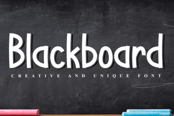 Blackboard Font - Featured Image