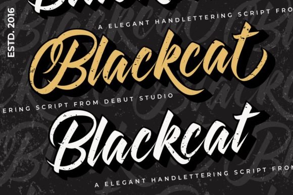 Blackcat Font - Featured Image