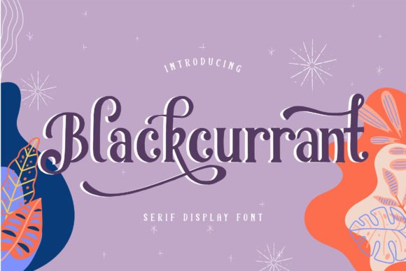 Blackcurrant Font - Featured Image