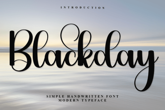 Blackday Font - Featured Image