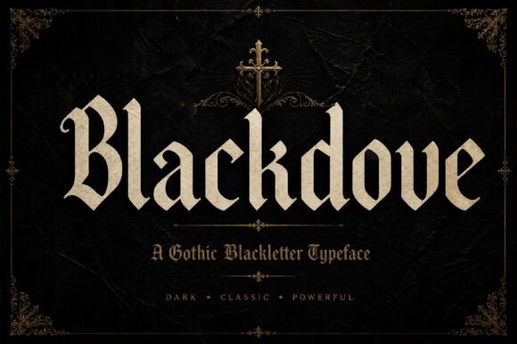 Blackdove Font - Featured Image