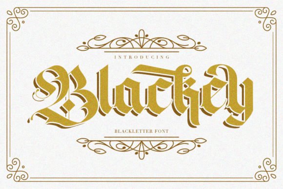 Blackey Font - Featured Image